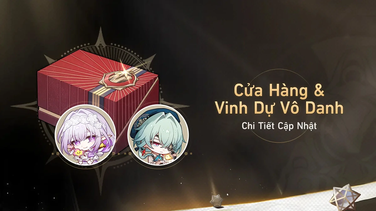 Cập nhật Cửa Hàng và Vinh Dự Vô Danh phiên bản 3.2