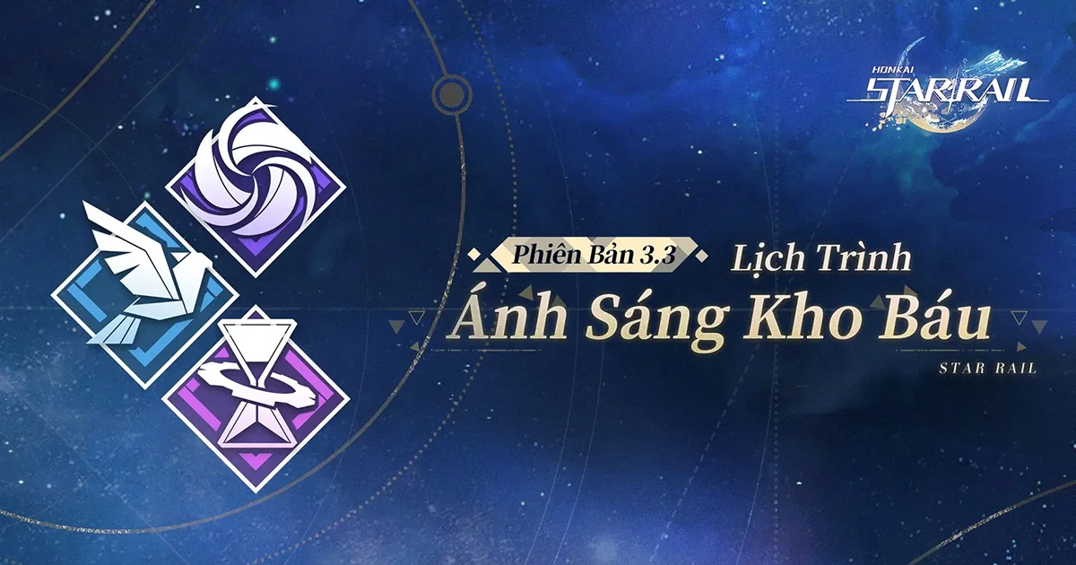 Lịch trình Ánh Sáng Kho Báu phiên bản 3.3