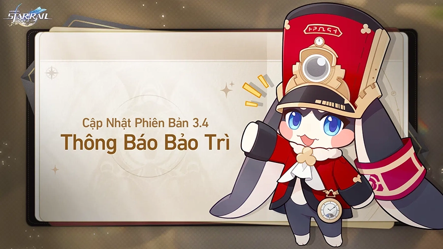 Honkai: Star Rail công bố bảo trì cập nhật phiên bản 3.4