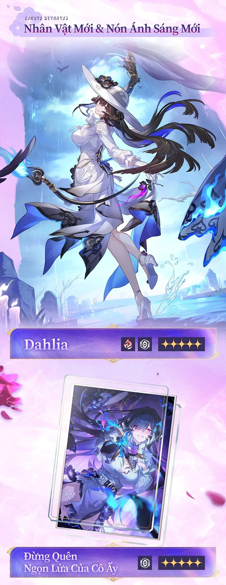 nhân vật mới và nón ánh sáng mới phiên bản 3.8