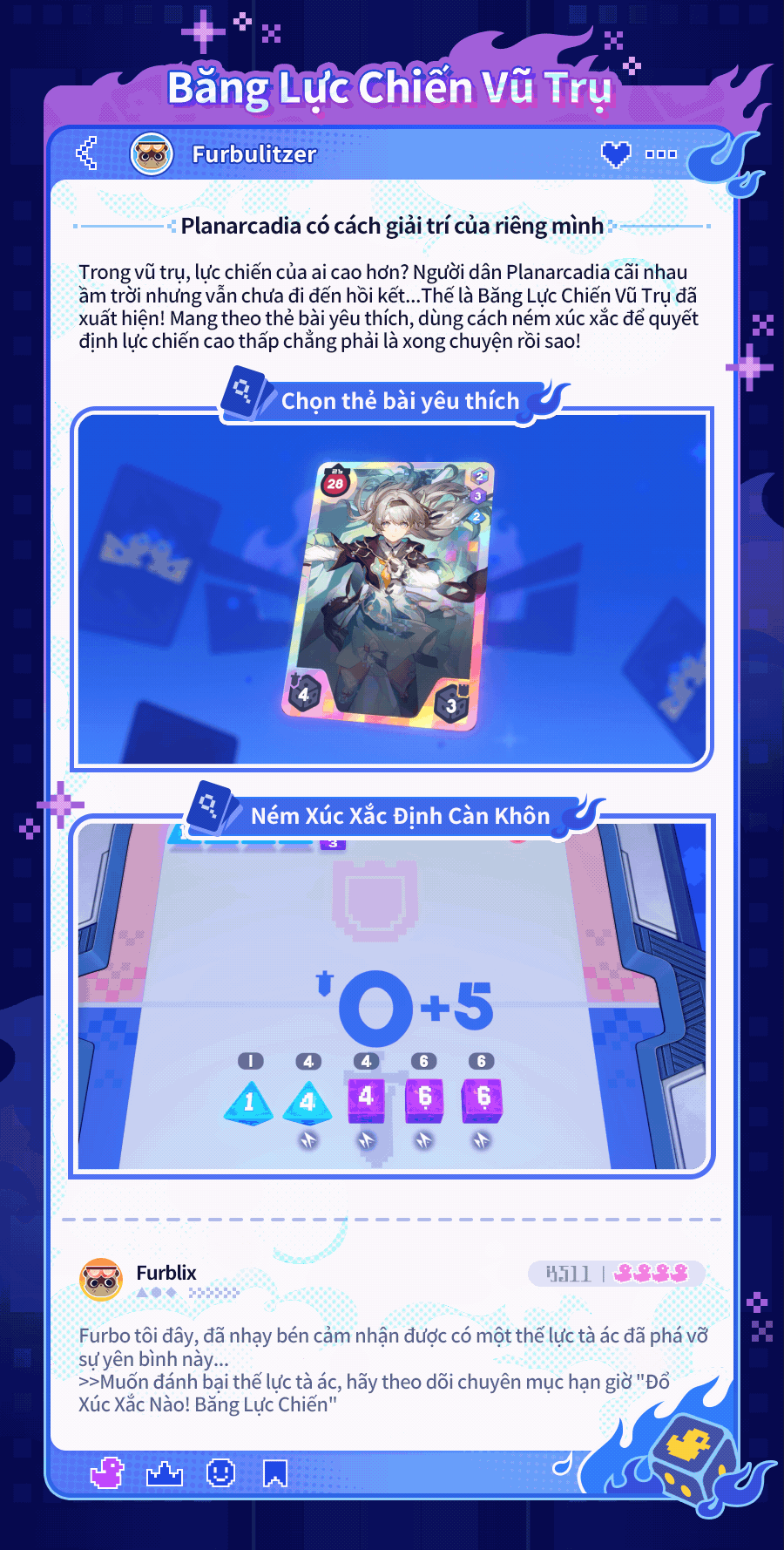 Đổ Xúc Xắc Nào! Băng Lực Chiến!