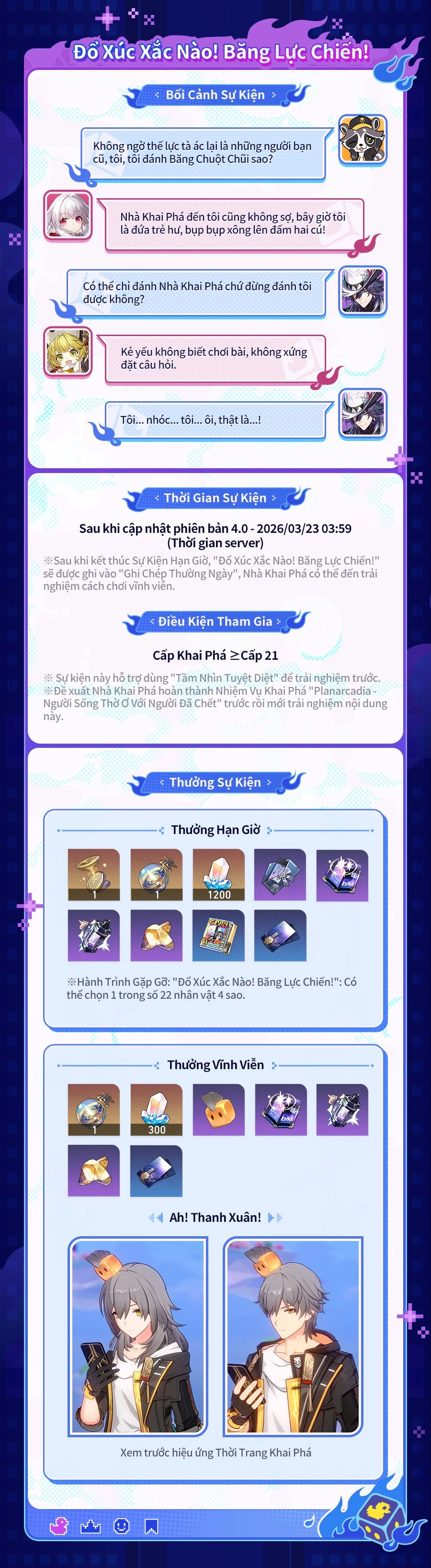 Đổ Xúc Xắc Nào! Băng Lực Chiến!