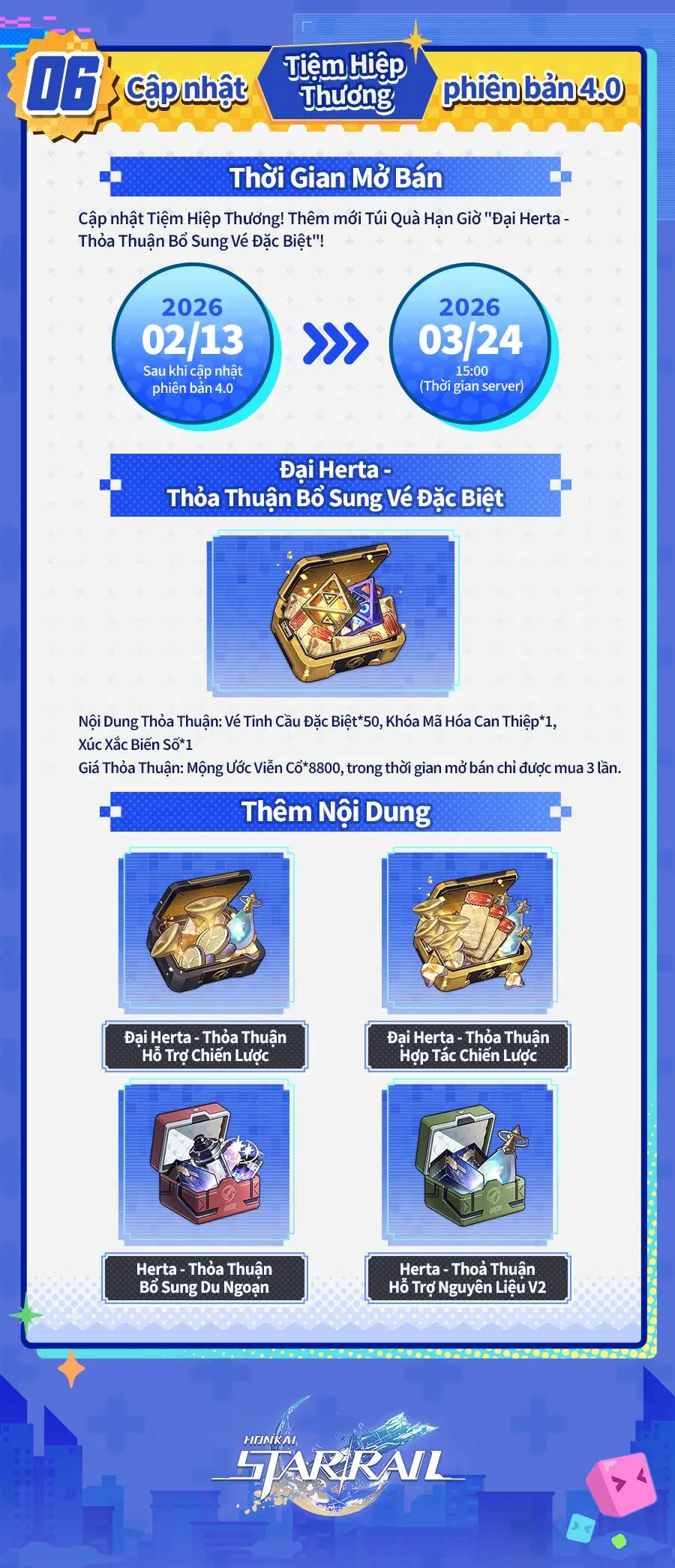 Cập nhật Tiệm Hiệp Thương phiên bản 4.0