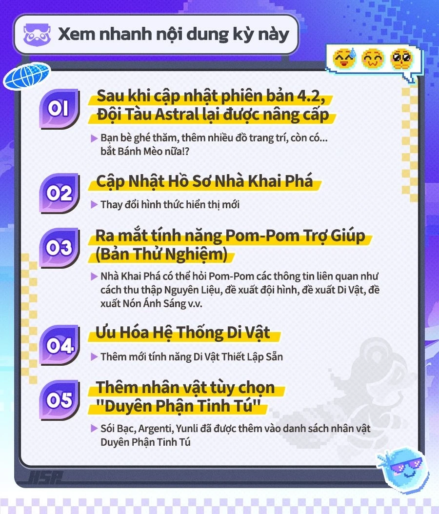 Chi tiết ưu hóa Honkai: Star Rail phiên bản 4.2