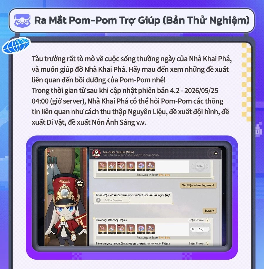 Chi tiết ưu hóa Honkai: Star Rail phiên bản 4.2