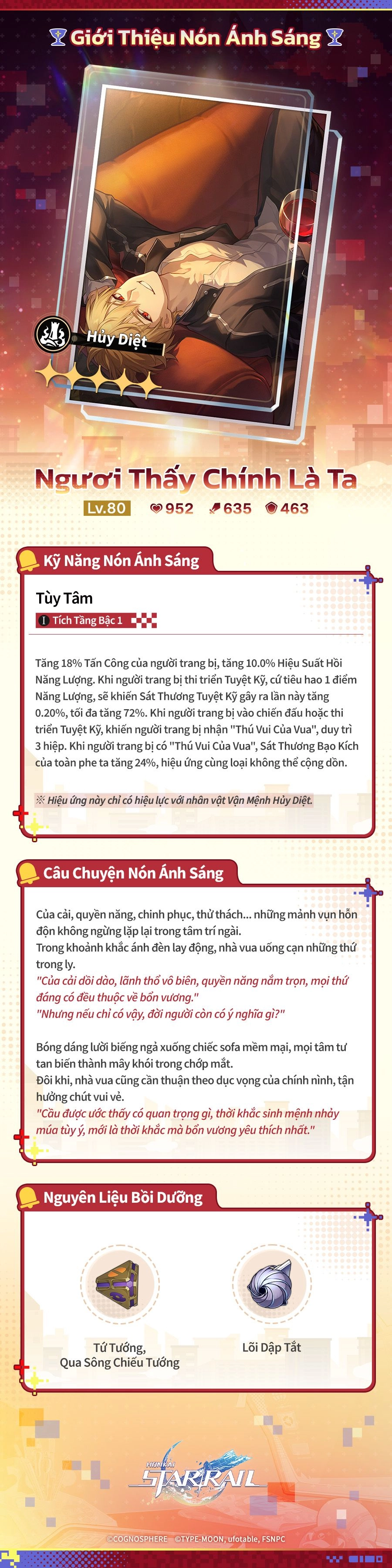Nguyên liệu nâng cấp Ngươi Thấy Chính Là Ta